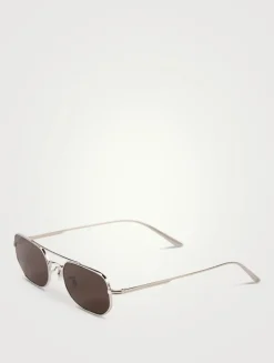 Oliver Peoples x Khaite 1989C Aviator Sunglasses