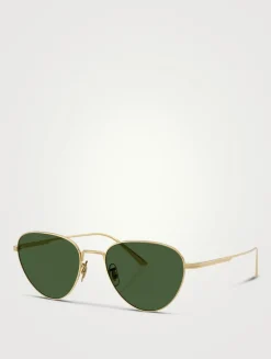 Oliver Peoples x Khaite 1991C Cat Eye Sunglasses