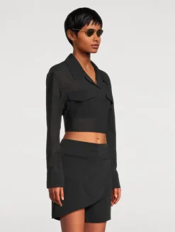 Oliver Peoples x Khaite 1991C Cat Eye Sunglasses