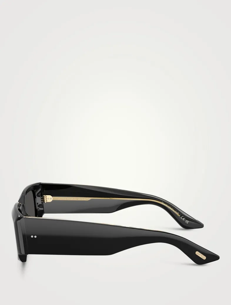 Oliver Peoples x Khaite 1995C Rectangular Sunglasses