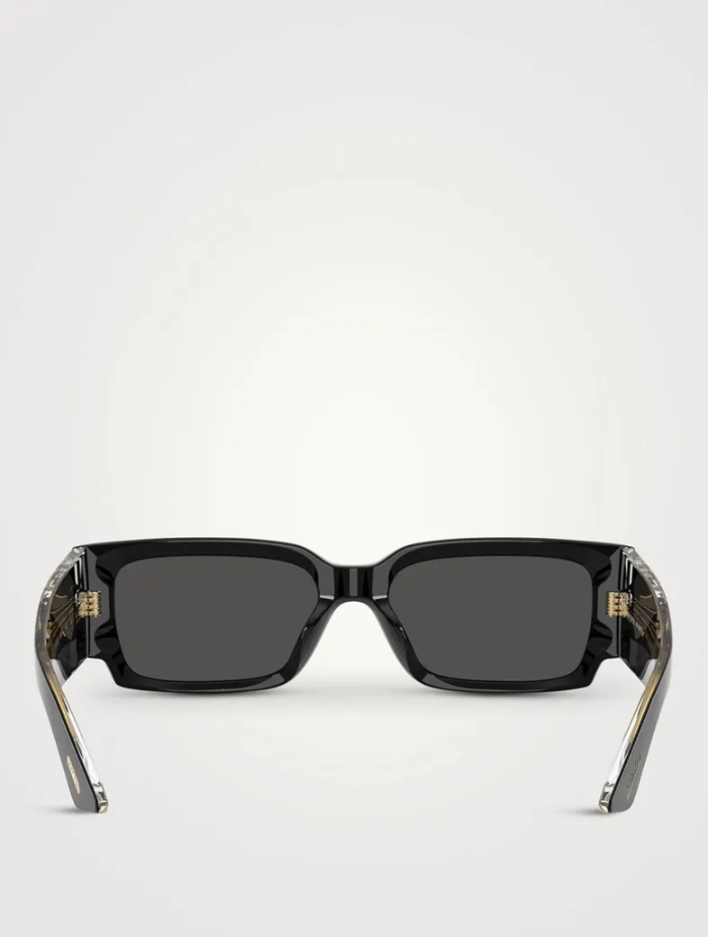 Oliver Peoples x Khaite 1995C Rectangular Sunglasses