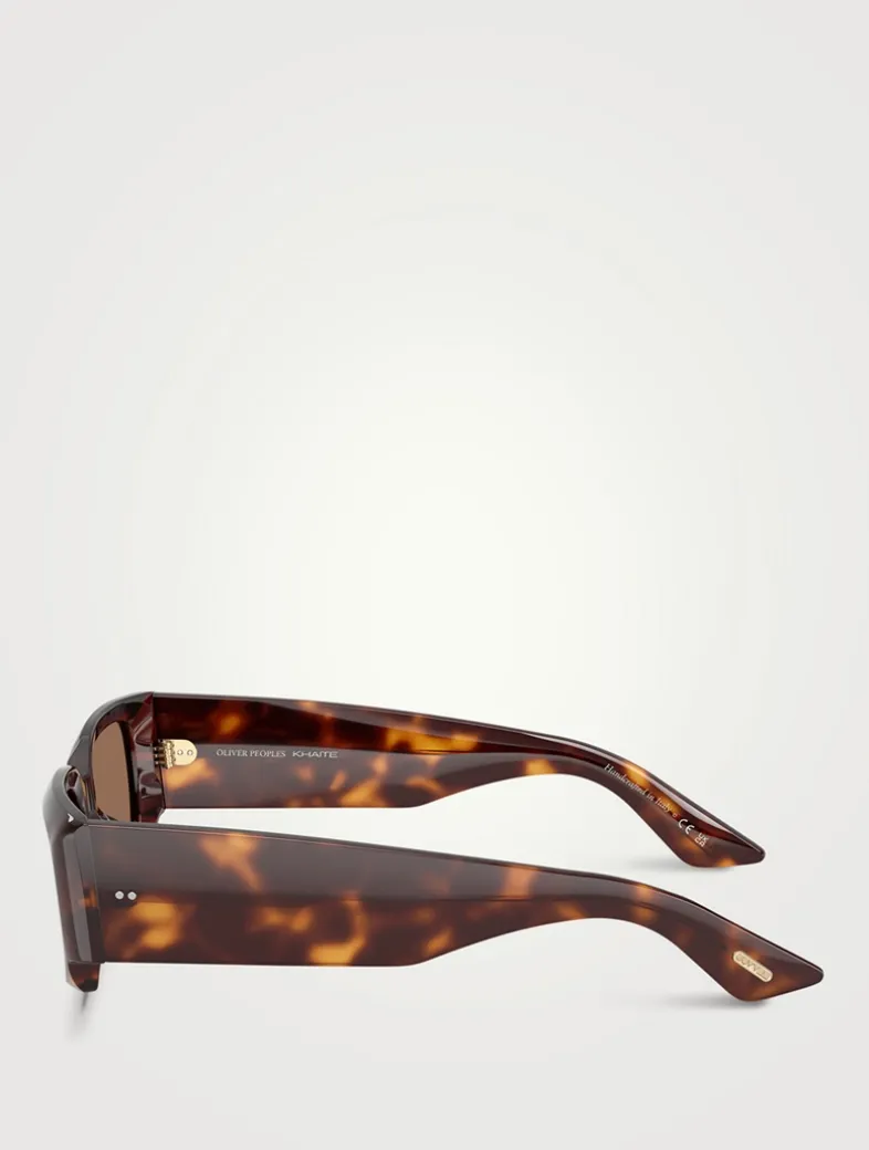 Oliver Peoples x Khaite 1995C Rectangular Sunglasses