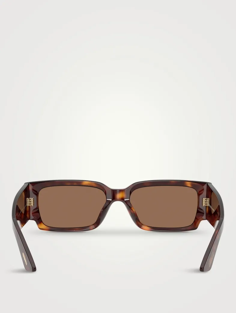 Oliver Peoples x Khaite 1995C Rectangular Sunglasses