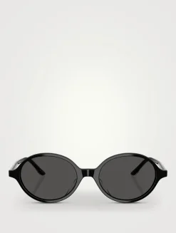 Oliver Peoples x Khaite Oval Sunglasses