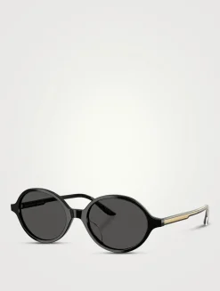 Oliver Peoples x Khaite Oval Sunglasses