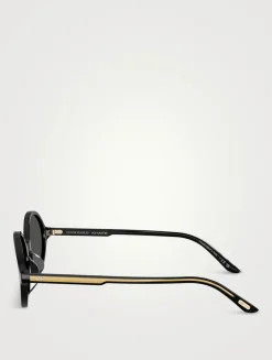 Oliver Peoples x Khaite Oval Sunglasses