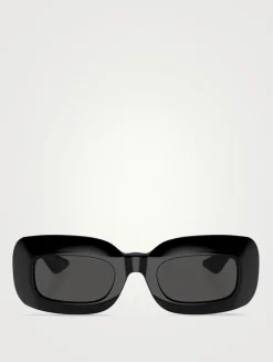 Oliver Peoples x Khaite Rectangular Sunglasses