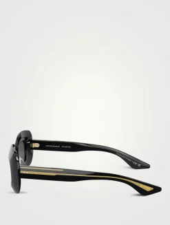 Oliver Peoples x Khaite Rectangular Sunglasses