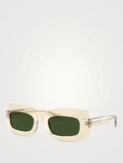 Oliver Peoples x Khaite Rectangular Sunglasses