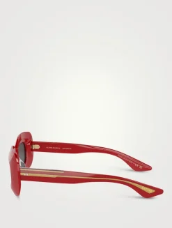 Oliver Peoples x Khaite Rectangular Sunglasses