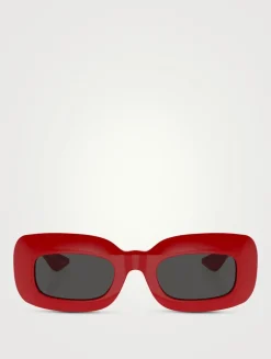 Oliver Peoples x Khaite Rectangular Sunglasses