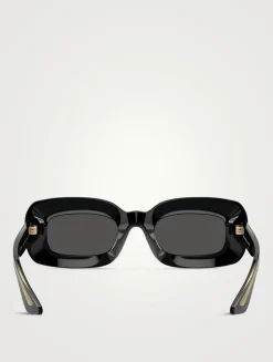 Oliver Peoples x Khaite Rectangular Sunglasses