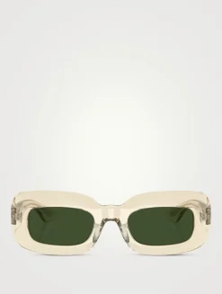 Oliver Peoples x Khaite Rectangular Sunglasses