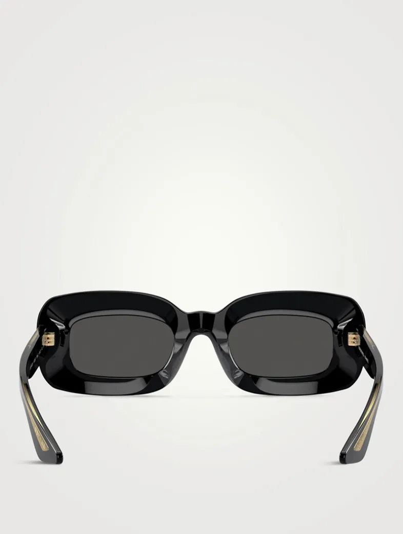 Oliver Peoples x Khaite Rectangular Sunglasses