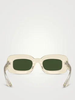 Oliver Peoples x Khaite Rectangular Sunglasses