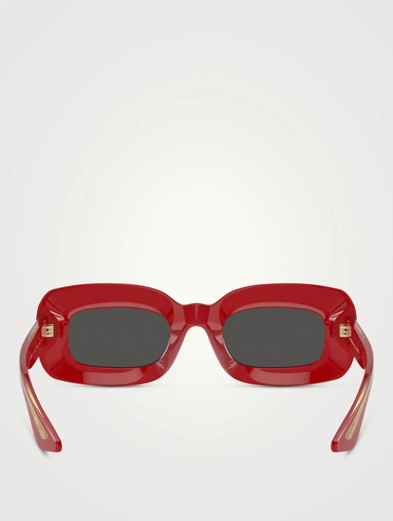 Oliver Peoples x Khaite Rectangular Sunglasses