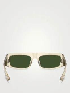 Oliver Peoples x Khaite Rectangular Sunglasses