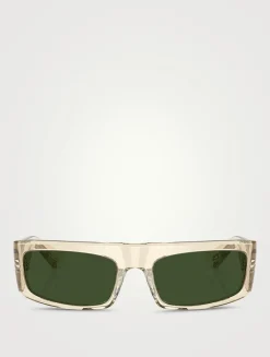 Oliver Peoples x Khaite Rectangular Sunglasses