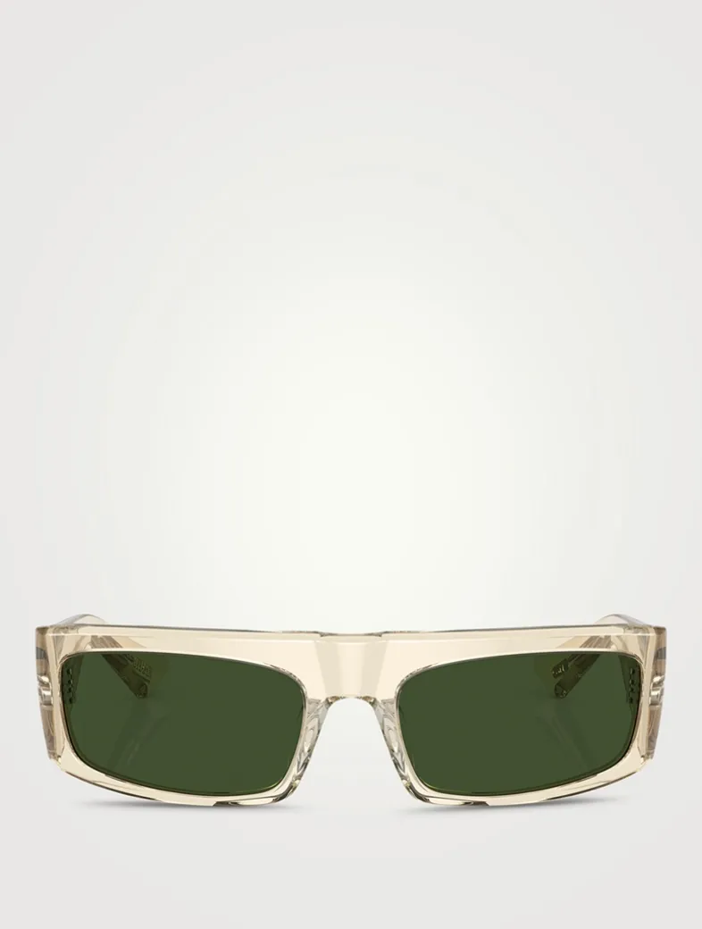Oliver Peoples x Khaite Rectangular Sunglasses