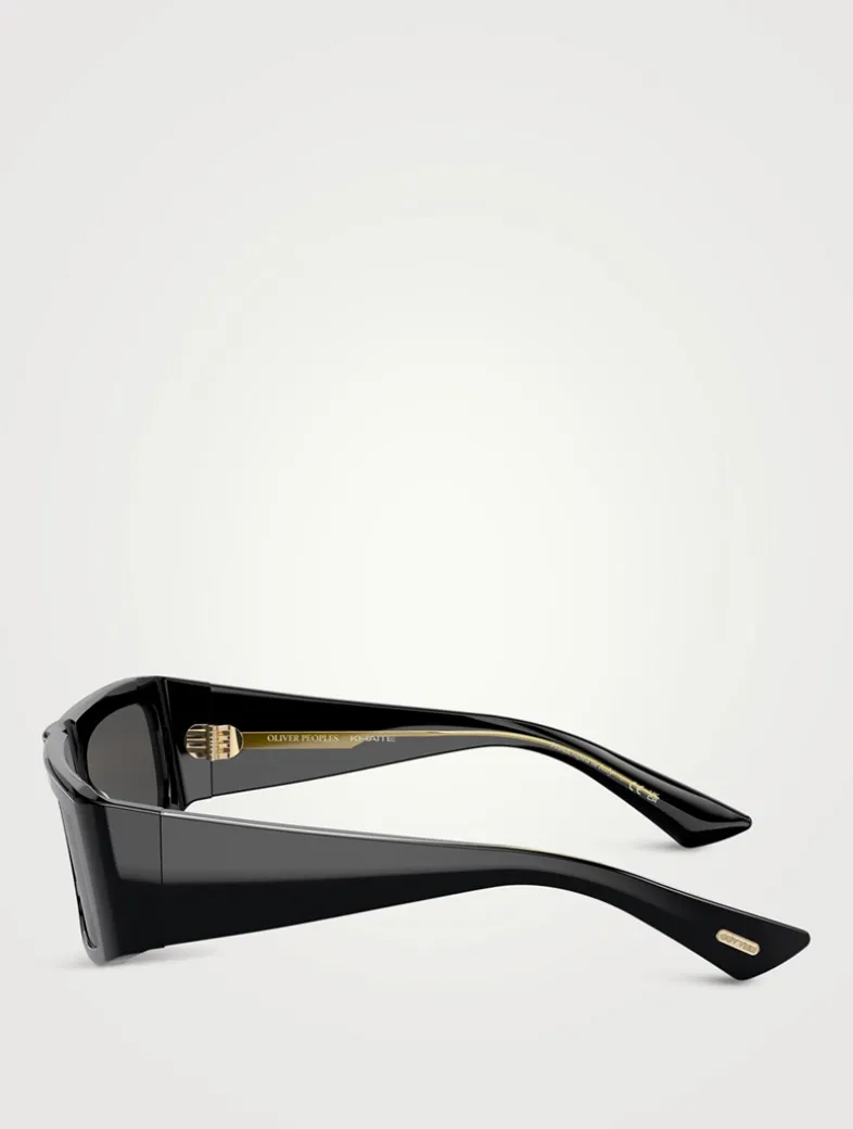 Oliver Peoples x Khaite Rectangular Sunglasses