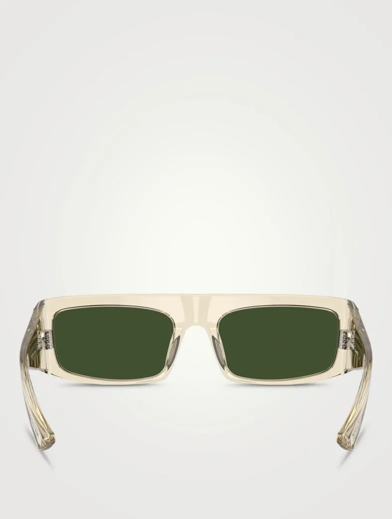 Oliver Peoples x Khaite Rectangular Sunglasses