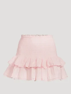 Ollyn Smocked Mini Skirt