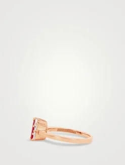 One Of A Kind 18K Rose Gold Ruby Ring