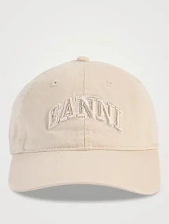 Organic Cotton Baseball Cap With Logo