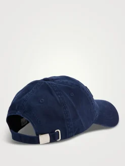 Organic Cotton Baseball Cap With Logo