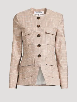 Orrin Jacket In Plaid Print