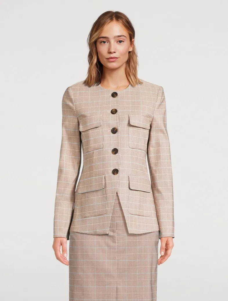 Orrin Jacket In Plaid Print
