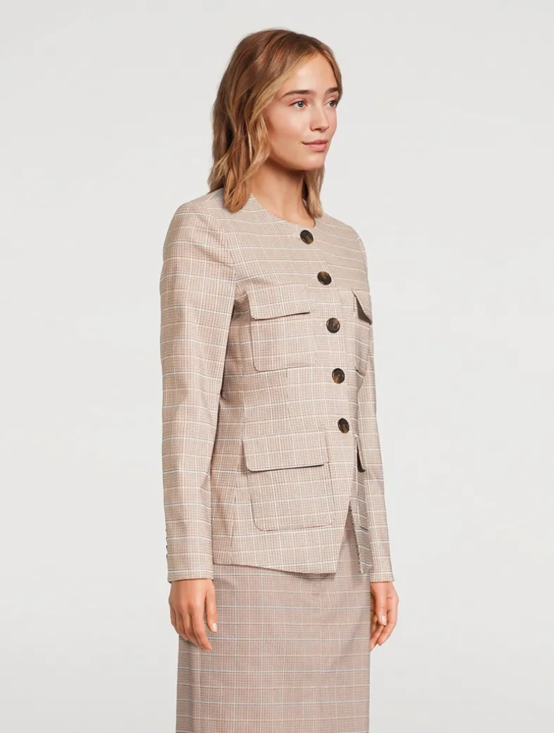 Orrin Jacket In Plaid Print