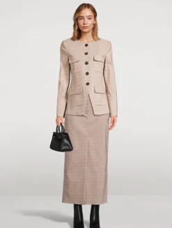 Orrin Jacket In Plaid Print