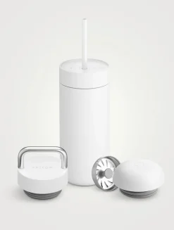 16-Ounce Carter 3-in-1 Lid System Matte Black Move, Carry, Cold Lid + Straw