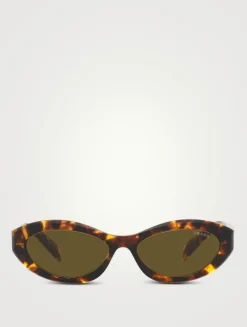Oval Cat Eye Sunglasses