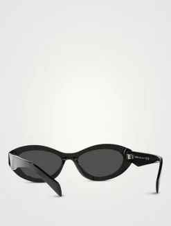 Oval Cat Eye Sunglasses