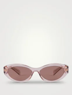 Oval Cat Eye Sunglasses
