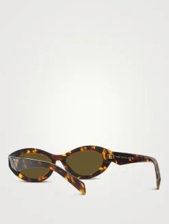 Oval Cat Eye Sunglasses