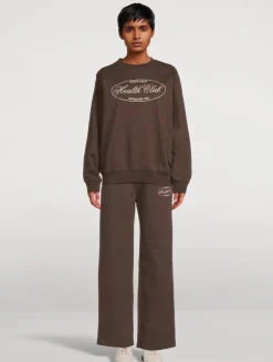 Oval Health Straight-Leg Sweatpants