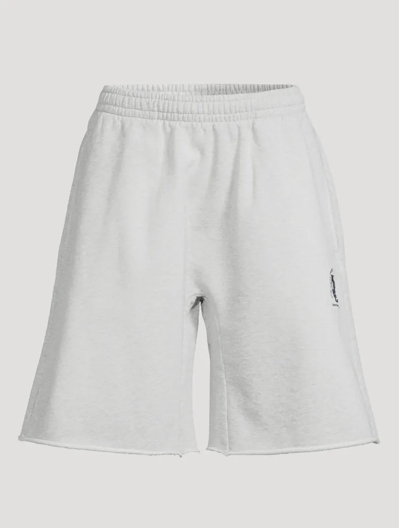 Oversized Jersey Sweat Shorts