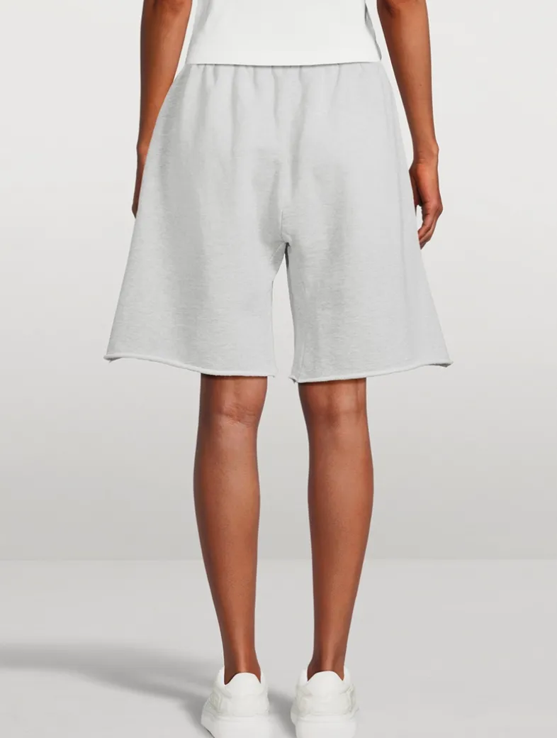 Oversized Jersey Sweat Shorts