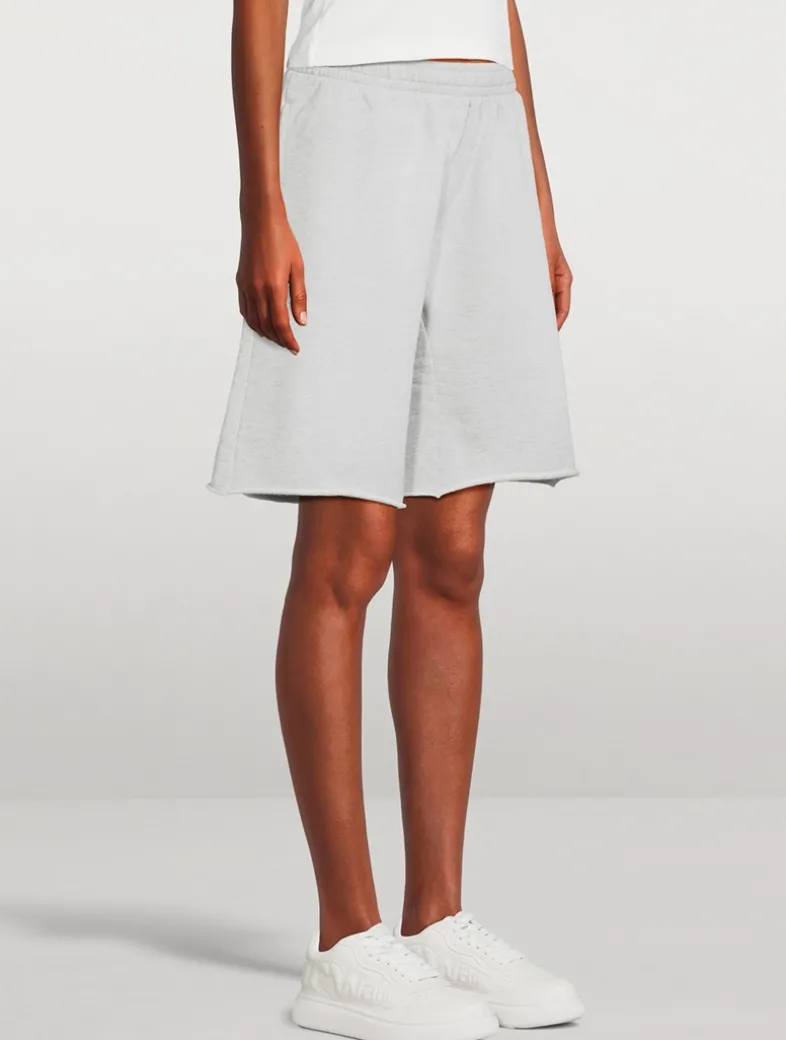 Oversized Jersey Sweat Shorts