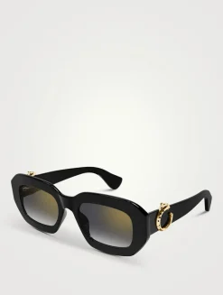 Oversized Rectangular Sunglasses
