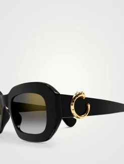 Oversized Rectangular Sunglasses