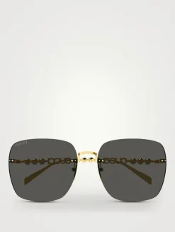 Oversized Square Sunglasses