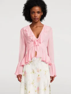 Ovidia Ruffled Blouse