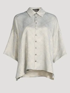 Paint Splash Jacquard Shirt