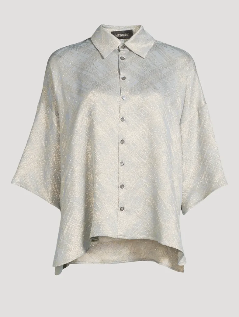 Paint Splash Jacquard Shirt