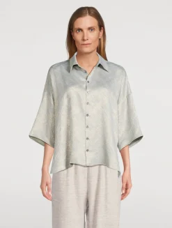 Paint Splash Jacquard Shirt