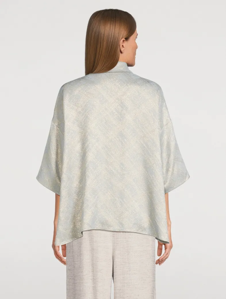 Paint Splash Jacquard Shirt